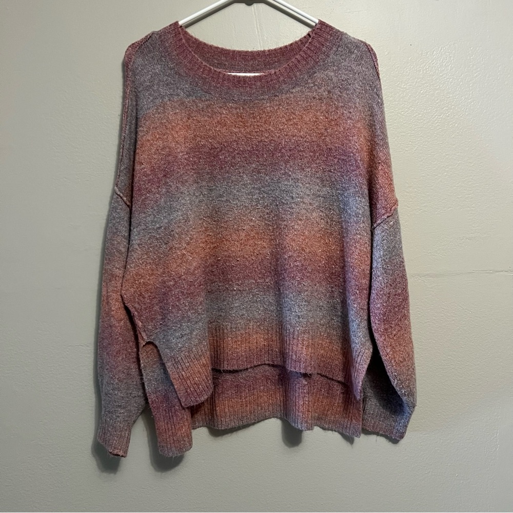 American Eagle Outfitters Gradient Sweater - Pink and Purple